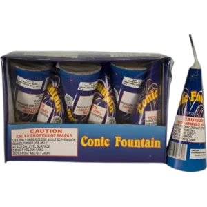 4” Conic Fountain pack,