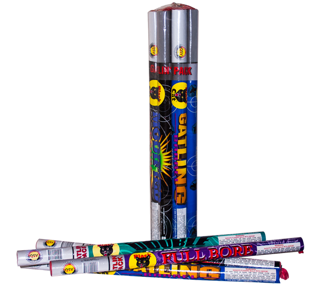 10-Ball Roman Candle - Gatlin Gun