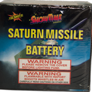 Saturn Missile Aerial Cake - 100 Shot