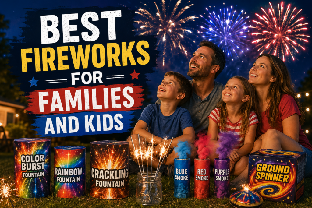 Best Fireworks For Families And Kid